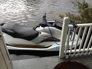 Illustration for article titled JWOWW's Fiancé Is Rescuing Trapped Jersey Shore Residents With His Jet Ski Like He's Kenny Powers